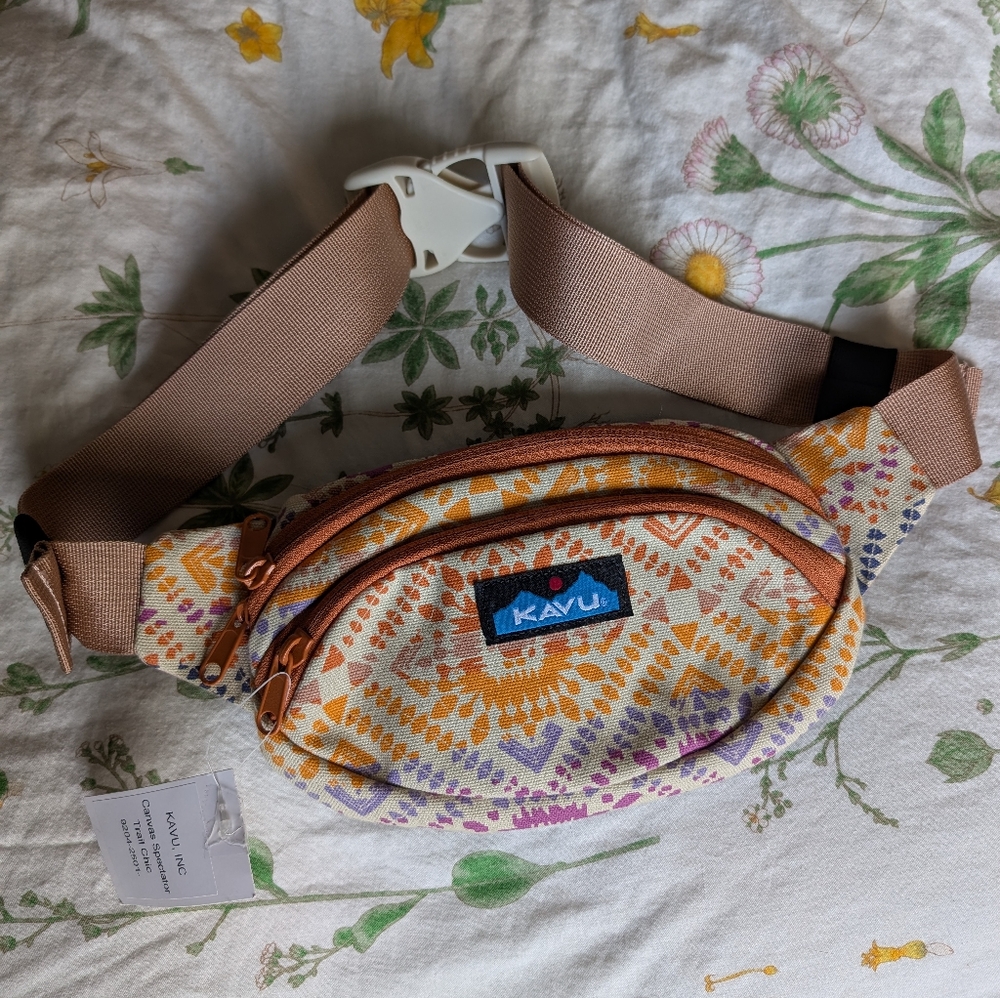 Kavu Geometric Pattern Waist Bag